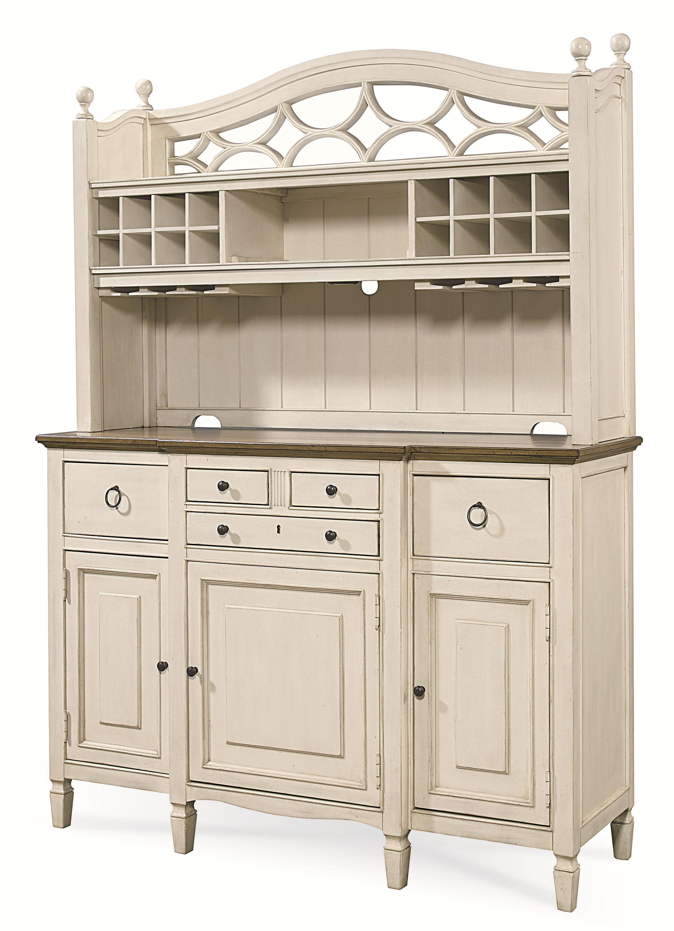 Universal Summer Hill 987670C 2 Pc. Serving Buffet and Bar Hutch